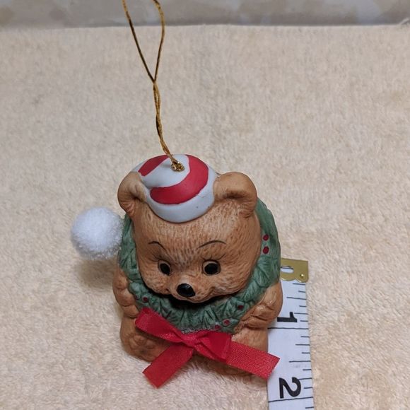 Vintage Jolly Jingles Bear Collector Bell Christmas Tree Ornament - Picture 10 of 11